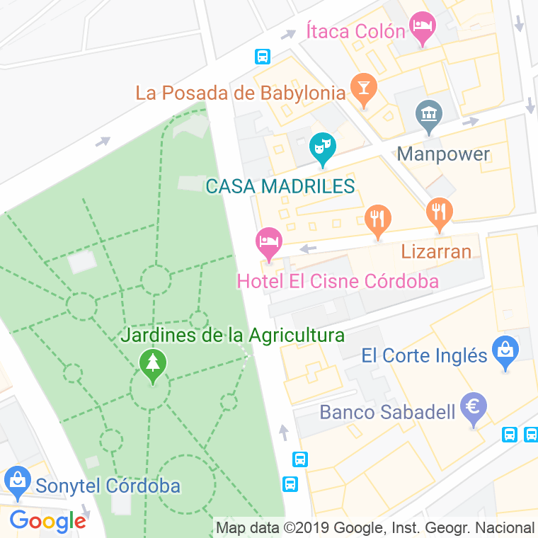 Código Postal calle Cisne, El en Córdoba