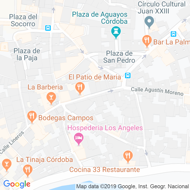 Código Postal calle Don Rodrigo en Córdoba