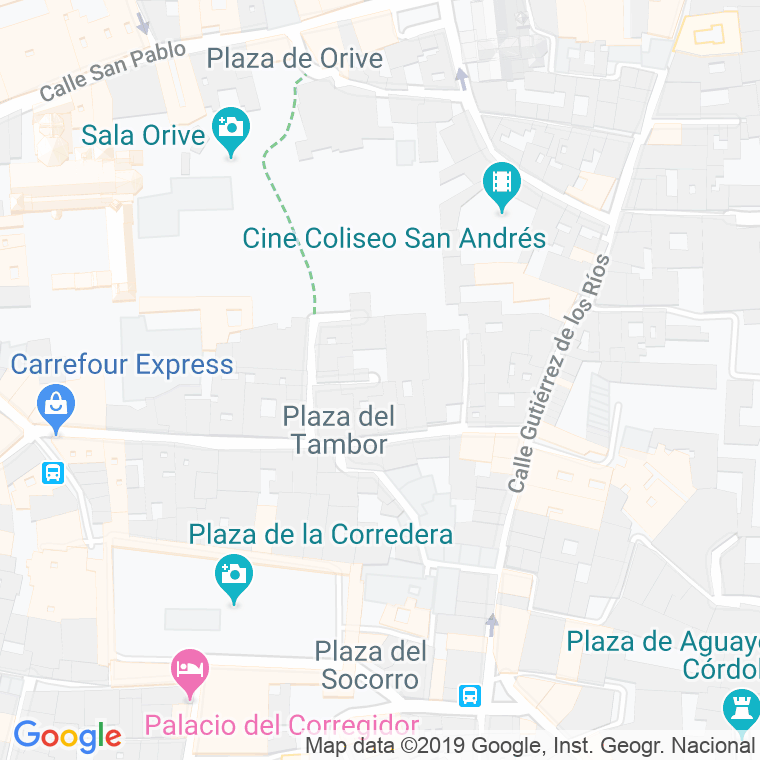 Código Postal calle Huerto De San Pablo en Córdoba