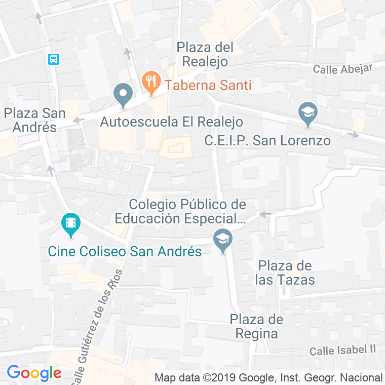 Código Postal calle Mancera, calleja en Córdoba