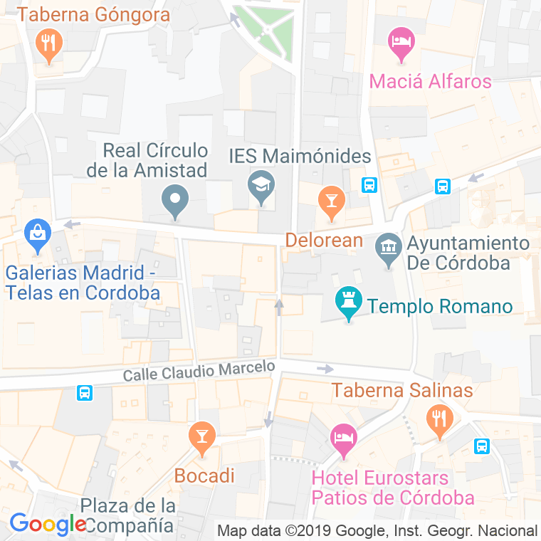 Código Postal calle Maria Cristina en Córdoba