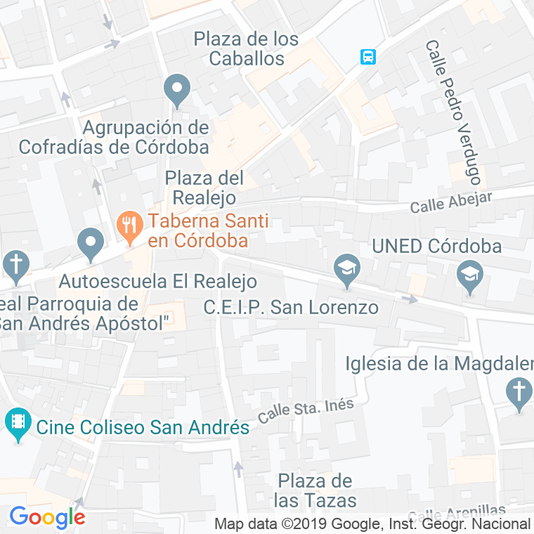 Código Postal calle Muñices en Córdoba