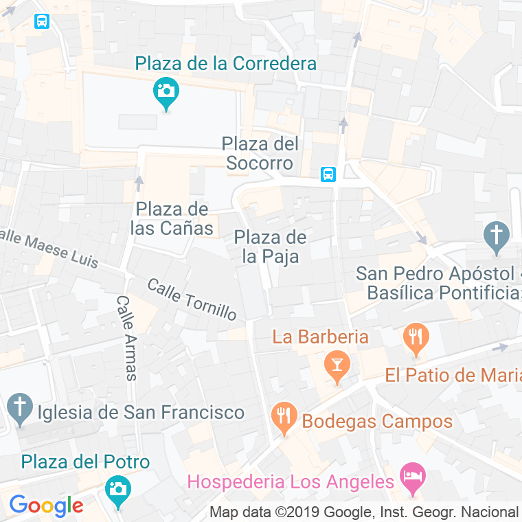 Código Postal calle Paja en Córdoba