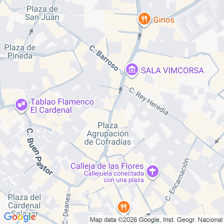 Código postal de Calle Blanco Belmonte en Cordoba