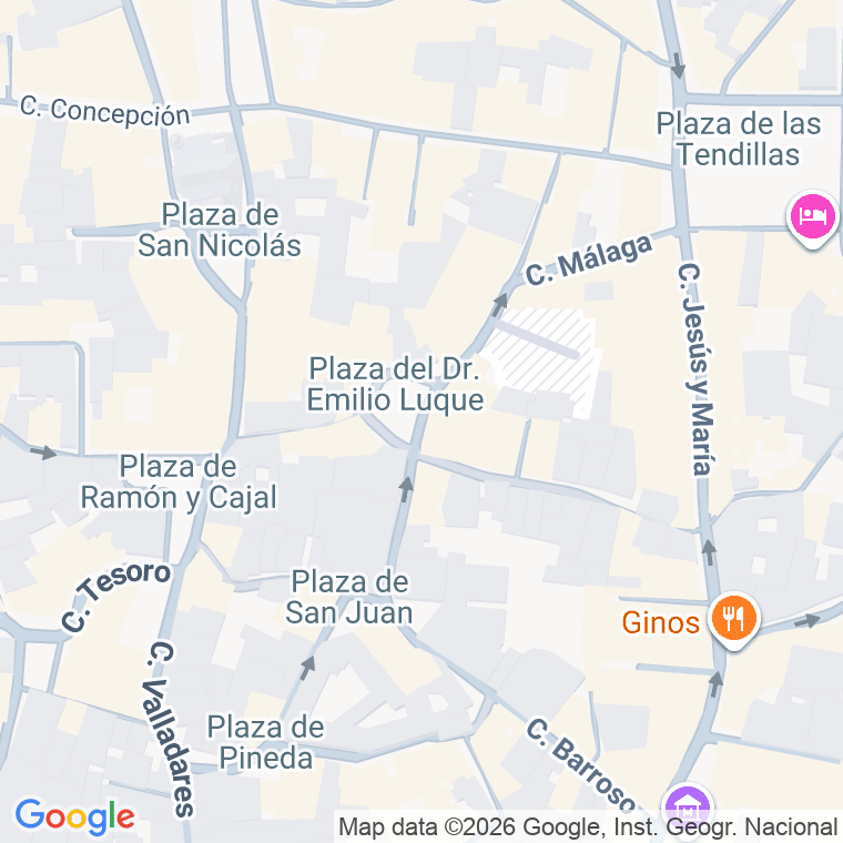 Código postal de Plaza Doctor Emilio Luque en Cordoba