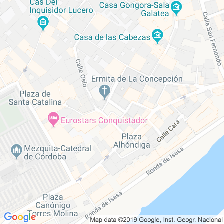 Código Postal calle Abades, plaza en Córdoba