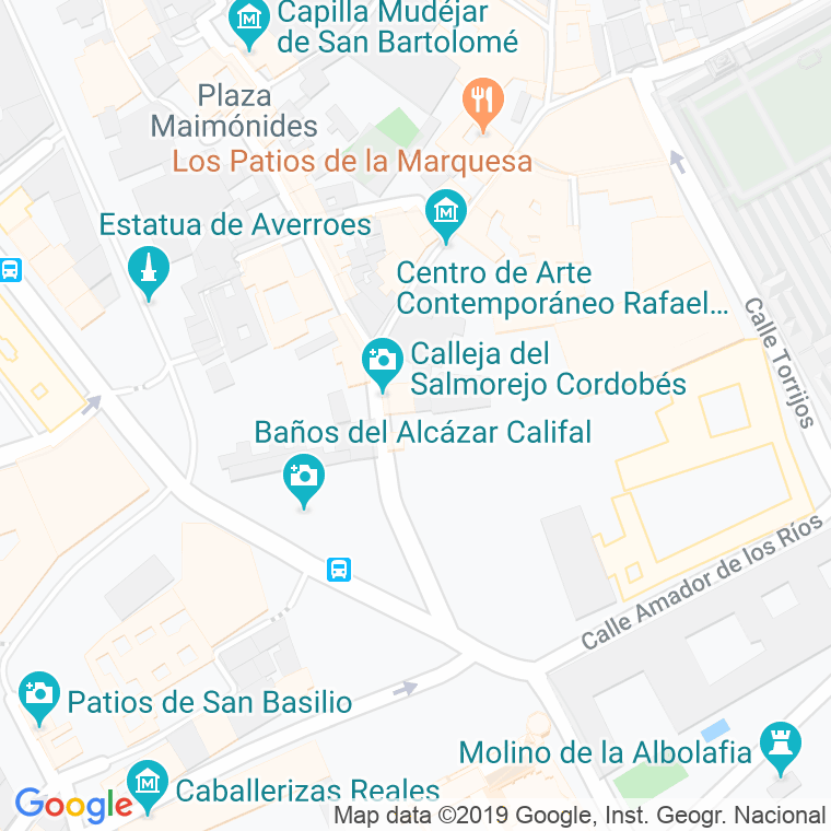 Código Postal calle Arco, calleja en Córdoba