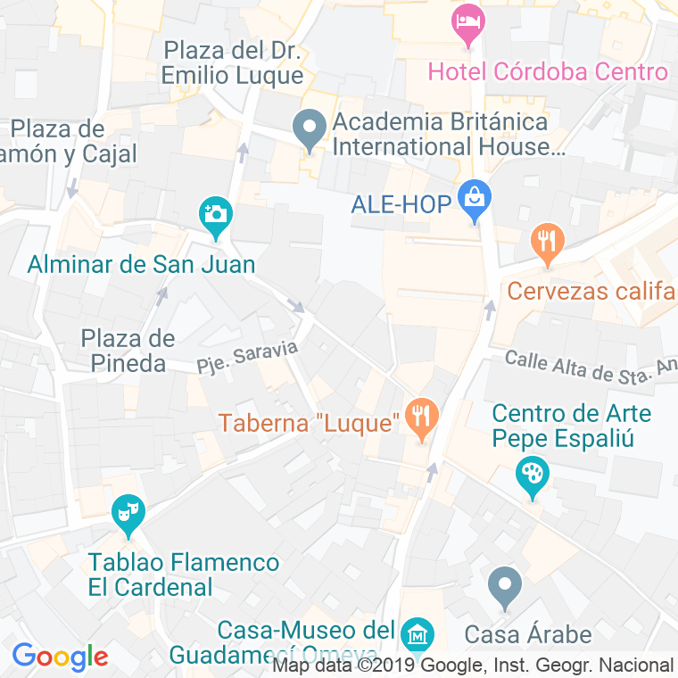 Código Postal calle Barroso en Córdoba