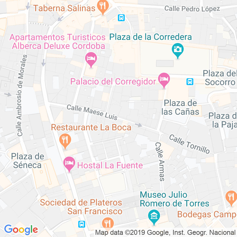 Código Postal calle Maese Luis en Córdoba