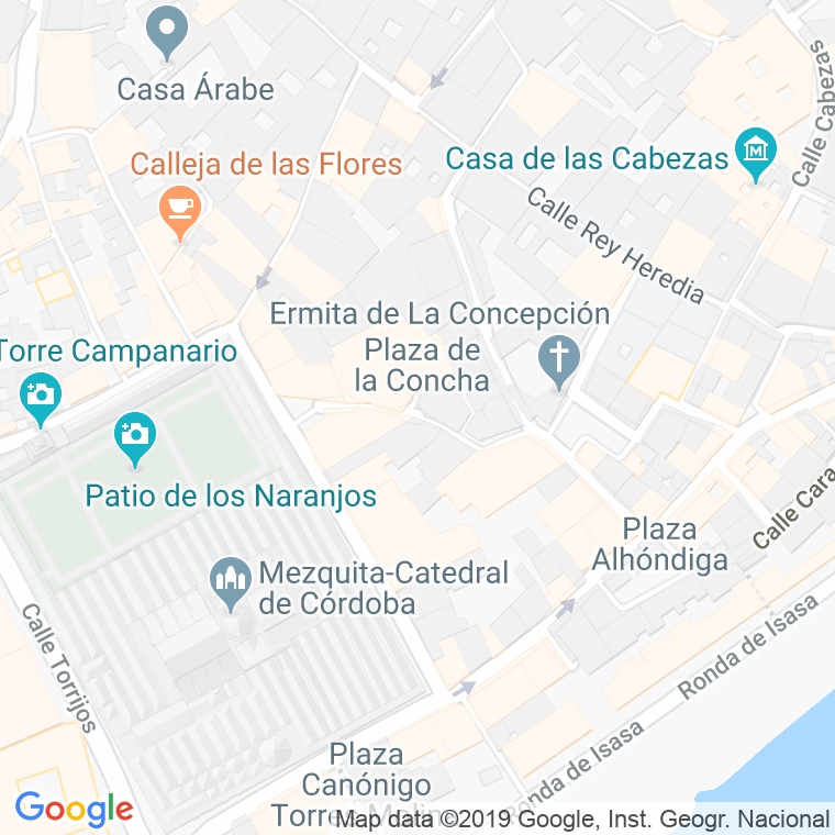 Código Postal calle Martinez Rucker en Córdoba