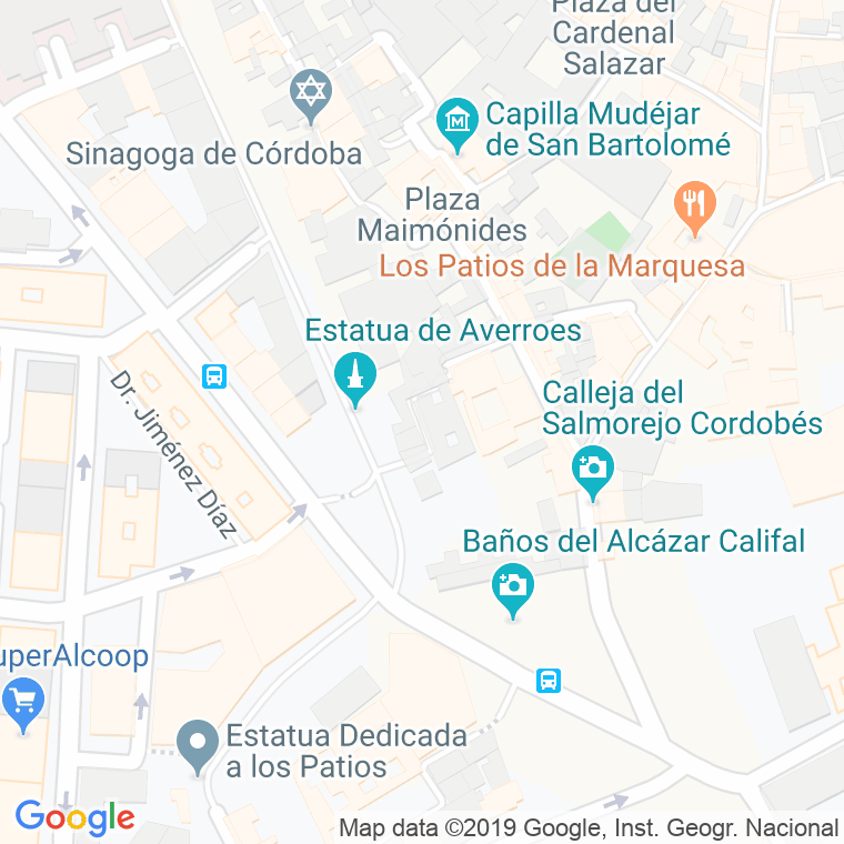 Código Postal calle Luna, La, calleja en Córdoba