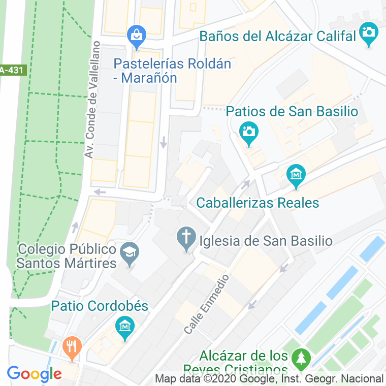 Código Postal calle Terrones en Córdoba
