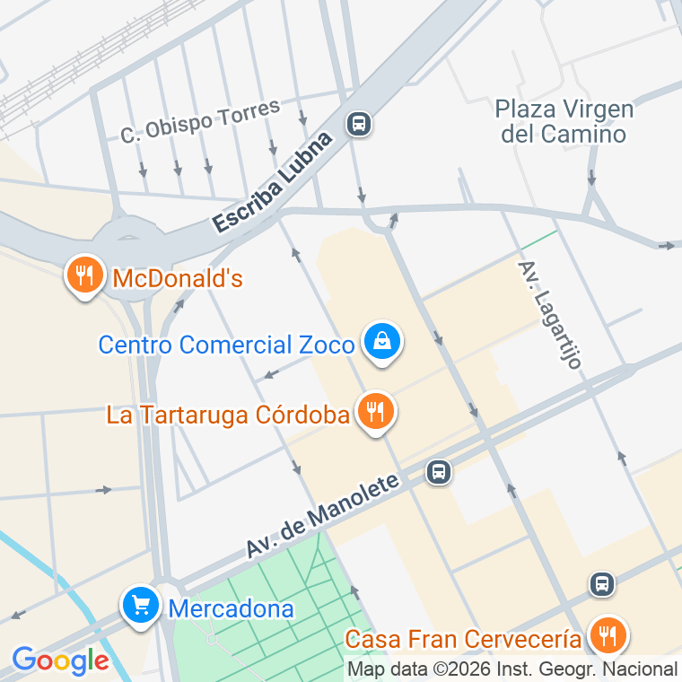 Código postal de Calle Juan Molina en Cordoba