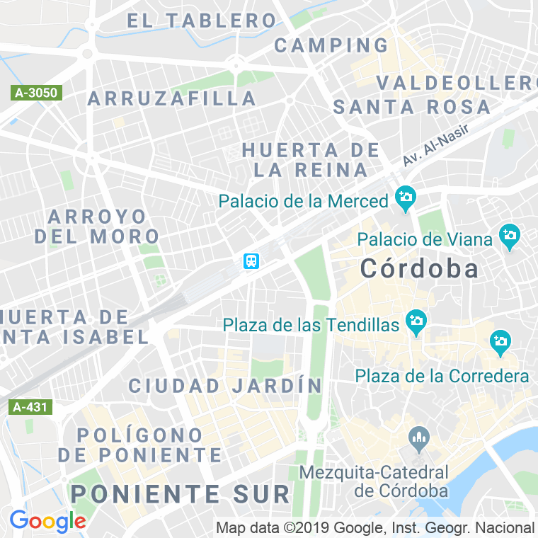 Código Postal calle America, avenida (Impares Del 31 Al Final) en Córdoba