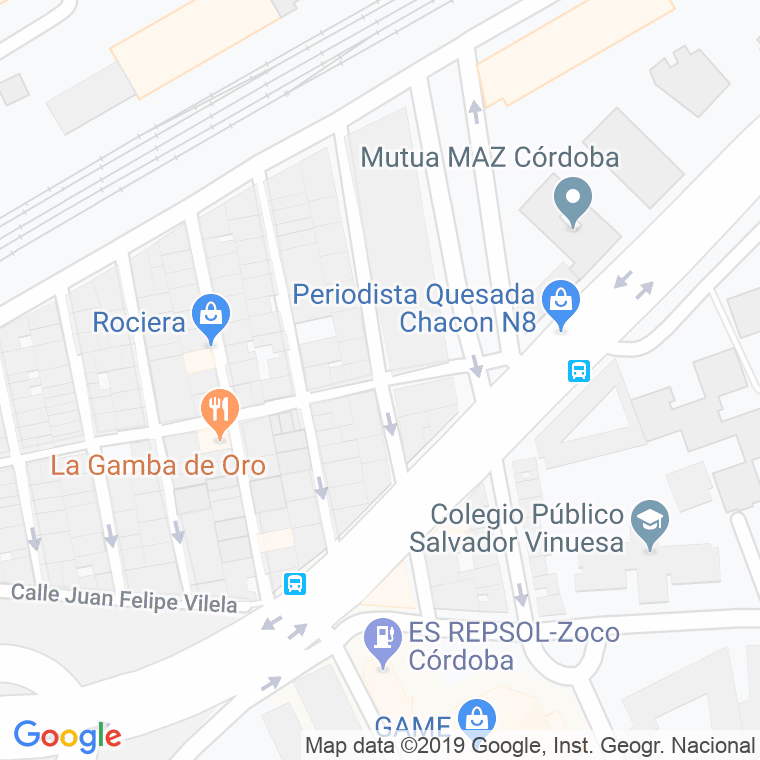 Código Postal calle Arabista Manuel Ocaña Jimenez en Córdoba