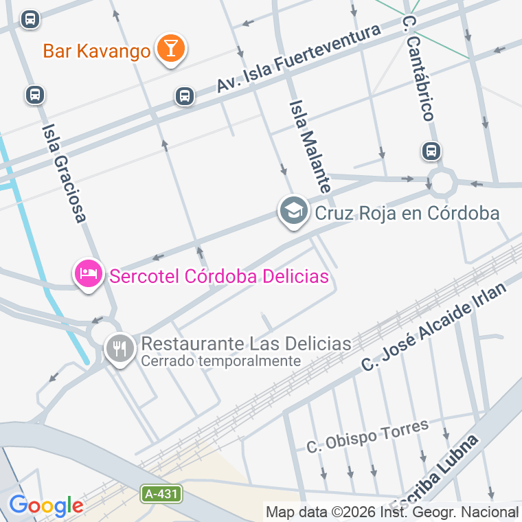 Código postal de Cañada Real de Mestas en Córdoba
