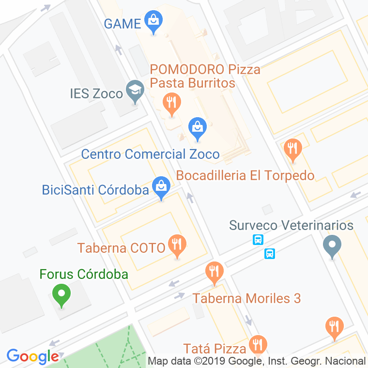 Código Postal calle Jose Flores "Camara", pasaje en Córdoba