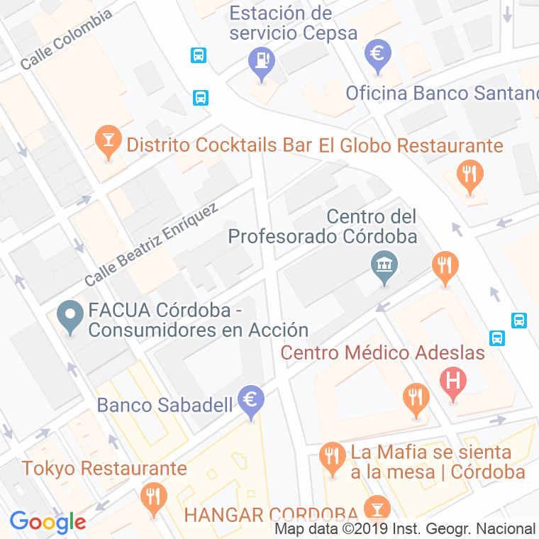 Código Postal calle Abderraman Iii en Córdoba