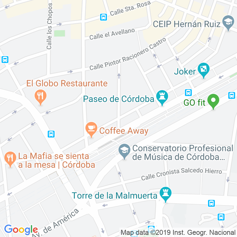 Código Postal calle Carlos Cano en Córdoba
