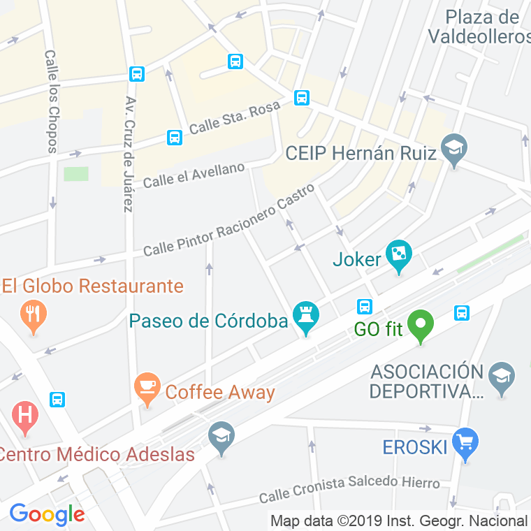 Código Postal calle Carmen Rico Godoy en Córdoba