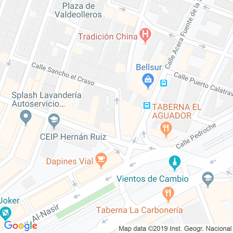 Código Postal calle Genoveses, Los en Córdoba