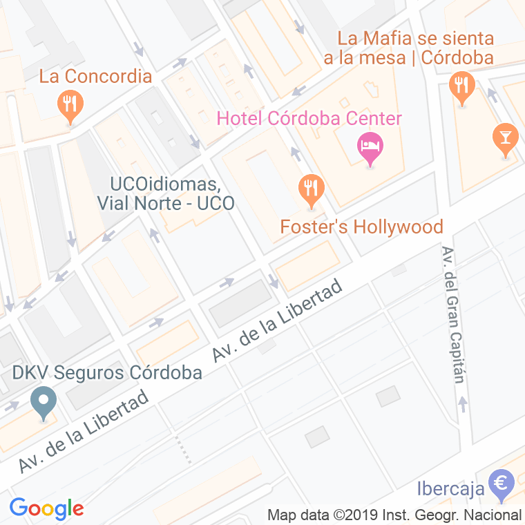 Código Postal calle Joaquin Martinez Borkman en Córdoba