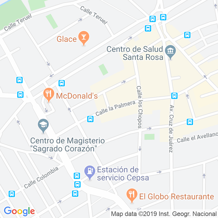 Código Postal calle Palmera, La en Córdoba