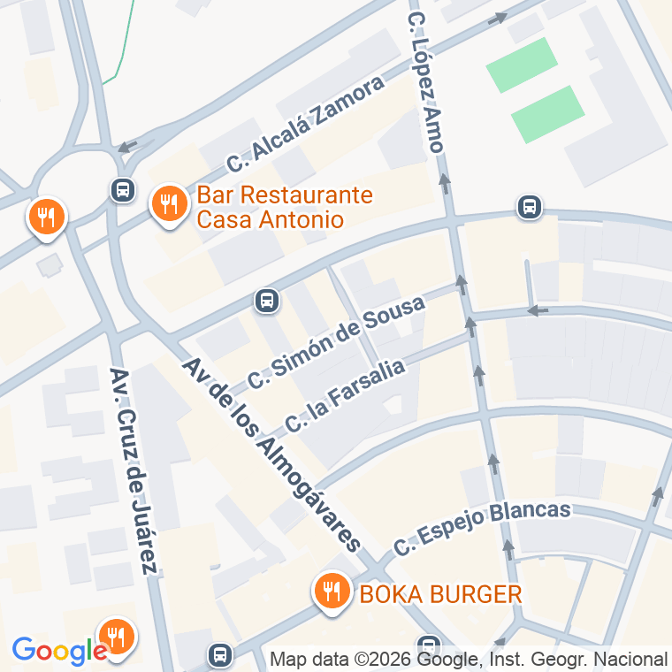 Código postal de Simon de Sousa en Córdoba