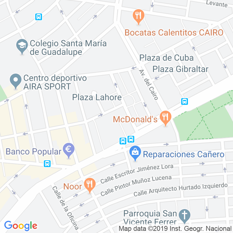 Código Postal calle Ceramica en Córdoba