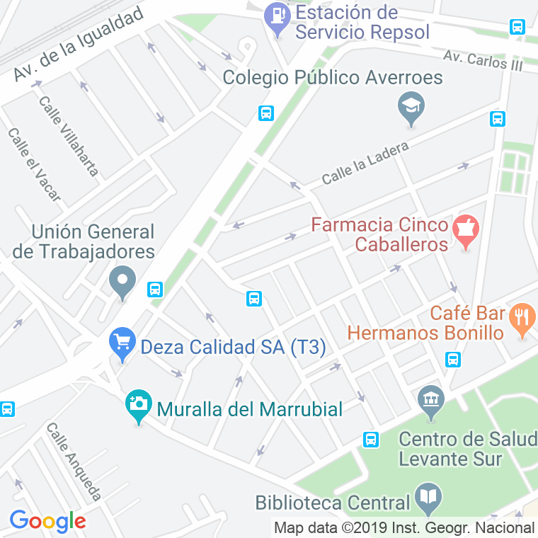 Código Postal calle Ciudad De Archidona en Córdoba