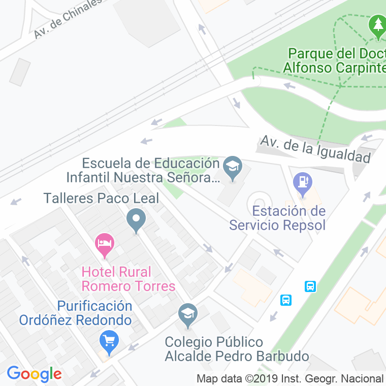 Código Postal calle Espiel en Córdoba