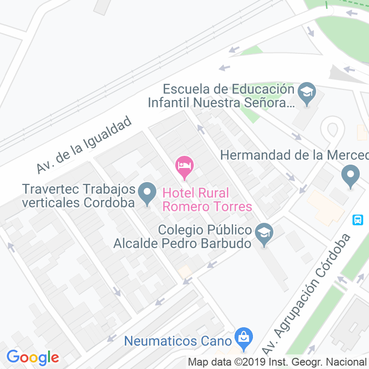 Código Postal calle Granjuela, La en Córdoba