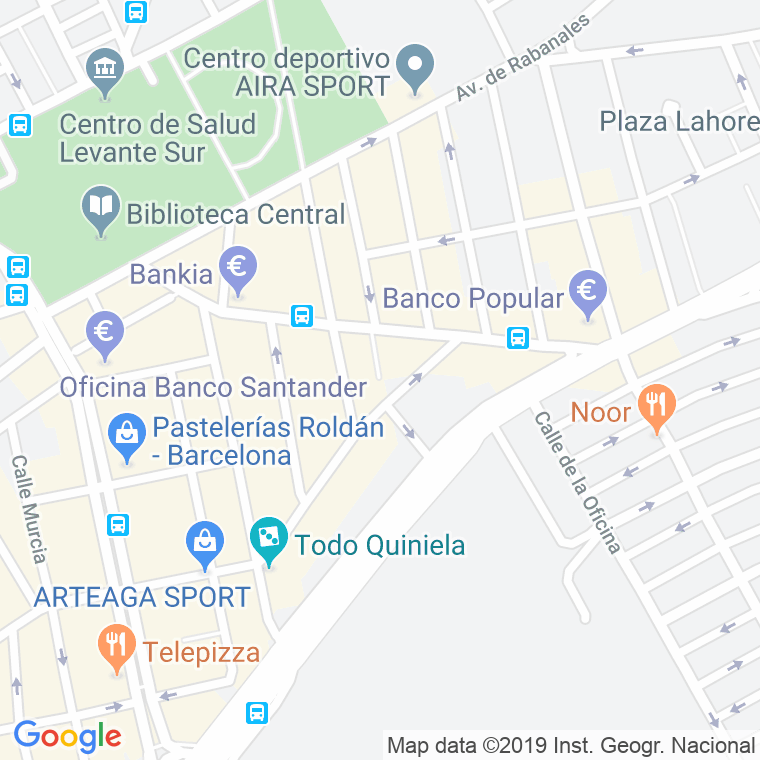 Código Postal calle Jesus Rescatado, avenida (Impares Del 5 Al Final)  (Pares Del 2 Al Final) en Córdoba