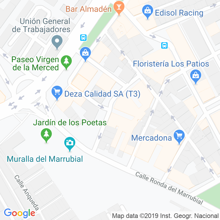 Código Postal calle Julio Cesar en Córdoba