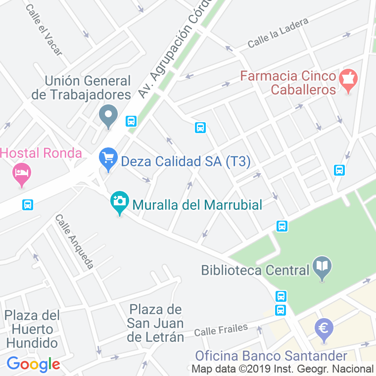 Código Postal calle Vazquez Venegas en Córdoba