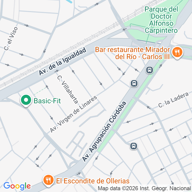 Código postal de Virgen de Linares en Córdoba