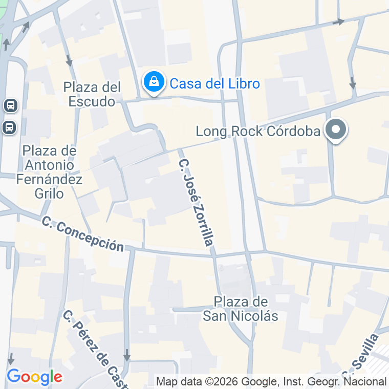 Código postal de Calle Jose Zorrilla en Cordoba