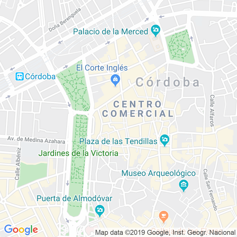 Código Postal calle America, avenida (Impares Del 1 Al 25)  (Pares Del 2 Al Final) en Córdoba