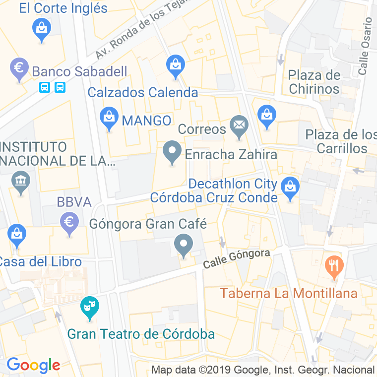 Código Postal calle Conde De Robledo en Córdoba