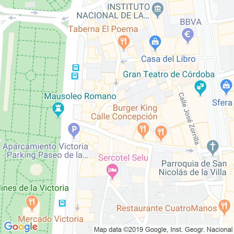 Código Postal calle Olmillo en Córdoba