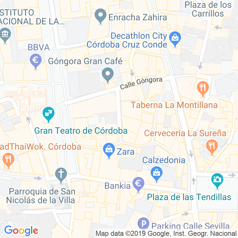 Código Postal calle Teniente Braulio Laportilla en Córdoba