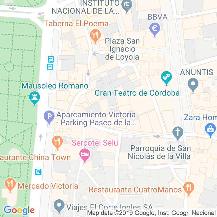 Código Postal calle Uceda en Córdoba