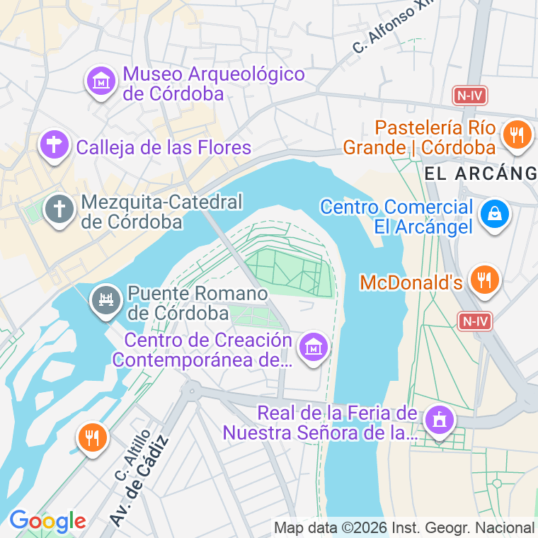 Código postal de Campo de la Verdad, Del, Avenida en Córdoba