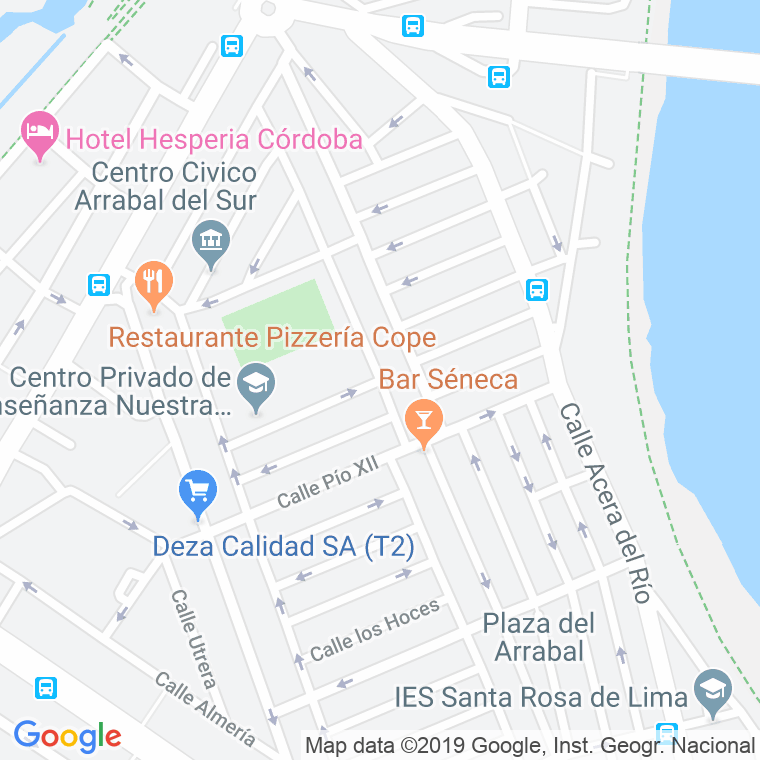 Código Postal calle Doña Aldonza en Córdoba
