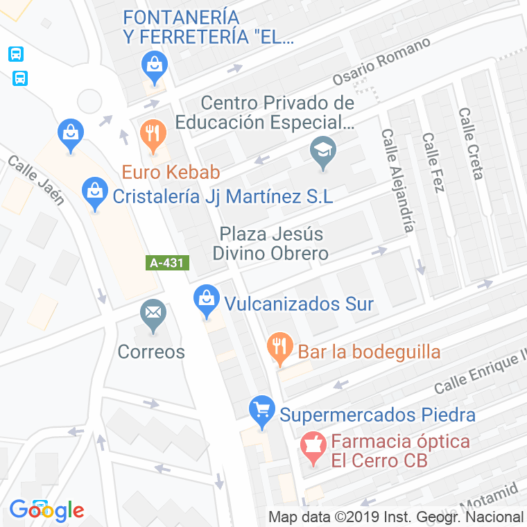Código Postal calle Jesus en Córdoba