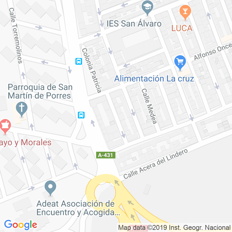 Código Postal calle Pompeya Paulina en Córdoba