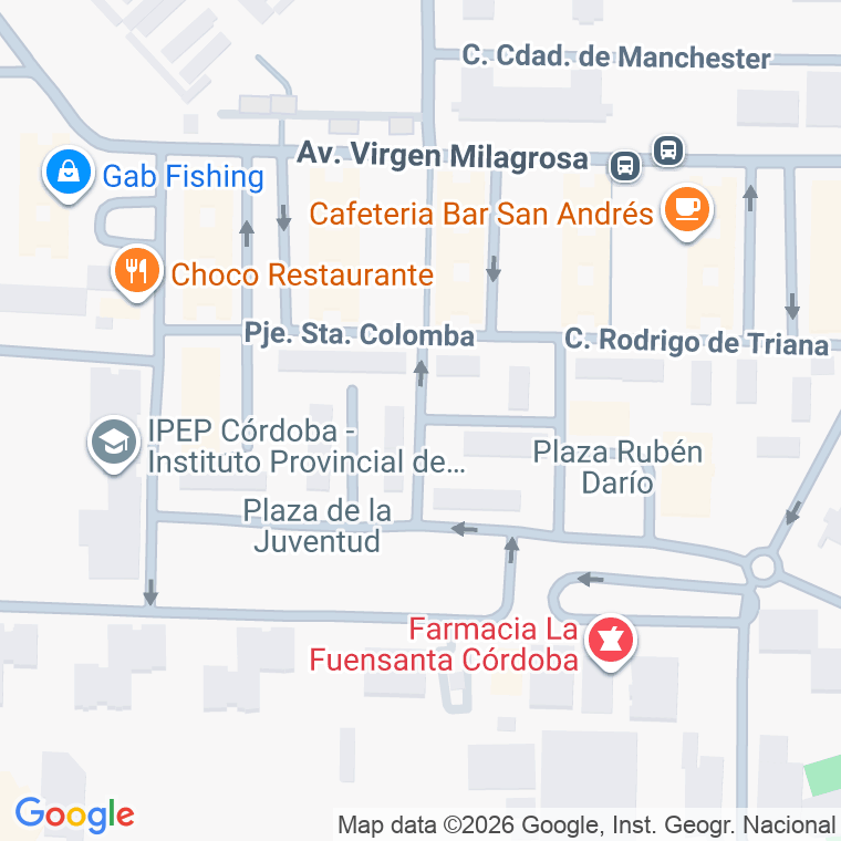 Código postal de Psaje Carraholero, del en Cordoba