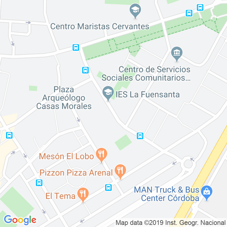 Código Postal calle Calderon De La Barca en Córdoba