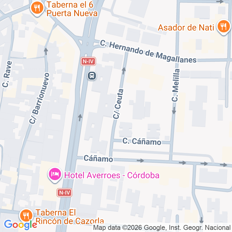 Código postal de Ceuta en Córdoba