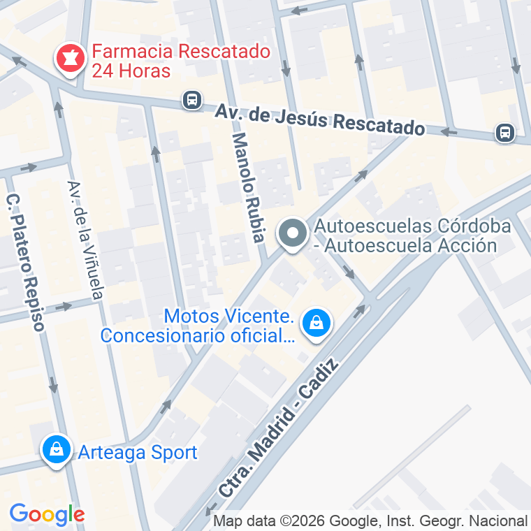 Código postal de Compositor Ramon Medina en Córdoba